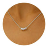 Women's Fashion Brass Geometric Conch And Star Pendant Necklace With Electroplated Clavicle Chain