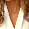 Women's Fashion Brass Geometric Conch And Star Pendant Necklace With Electroplated Clavicle Chain