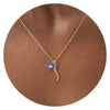 Women's Fashion Brass Geometric Conch And Star Pendant Necklace With Electroplated Clavicle Chain