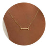 Women's Fashion Brass Geometric Conch And Star Pendant Necklace With Electroplated Clavicle Chain
