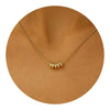 Women's Fashion Brass Geometric Conch And Star Pendant Necklace With Electroplated Clavicle Chain