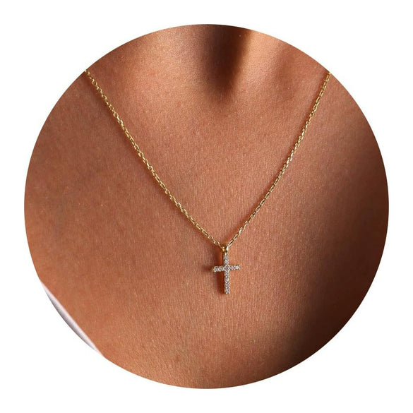 Women's Fashion Brass Geometric Conch And Star Pendant Necklace With Electroplated Clavicle Chain