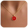 Women's Fashion Colorful Geometric Cross Pendant Necklace In Electroplated Copper With Regular Chain Elegant Versatile Clavicle Jewelry