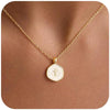 Women's Fashion Colorful Geometric Cross Pendant Necklace In Electroplated Copper With Regular Chain Elegant Versatile Clavicle Jewelry
