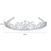 Women's Fashion Copper And Zircon Leaf Crown Headdress With Inlaid Sparkle Detail For Banquets And Formal Occasions