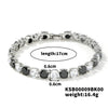Women's Fashion Copper Bracelet With Single Row Round Crystal And Colorful Zircon Geometric Candy Color Design