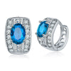 Women's Fashion Crystal Zircon Flower Water Drop Earrings In Casual Elegant Style With Full Crystal Inlay