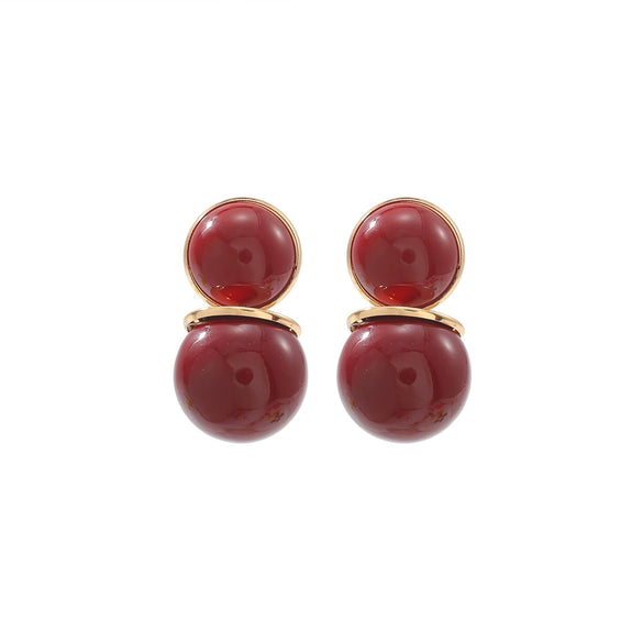 Women's Fashion Earrings Zinc Alloy Geometric Set With Pearls