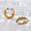 Women's Fashion Exaggerated Niche Earring Jewelry 316L Stainless Steel 18K Gold Plated