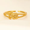 Women's Fashion Flower Rose Ring Copper Electroplated