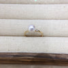 Women's Fashion Freshwater Pearl Ring In S925 Sterling Silver Round Shape