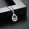 Women's Fashion Geometric Copper Zircon Pendant Necklace With Simple Elegant Clavicle Chain Design