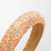 Women's Fashion Geometric Sponge Handmade Sequin Headband Hair Accessory