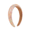 Women's Fashion Geometric Sponge Handmade Sequin Headband Hair Accessory