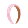 Women's Fashion Geometric Sponge Handmade Sequin Headband Hair Accessory