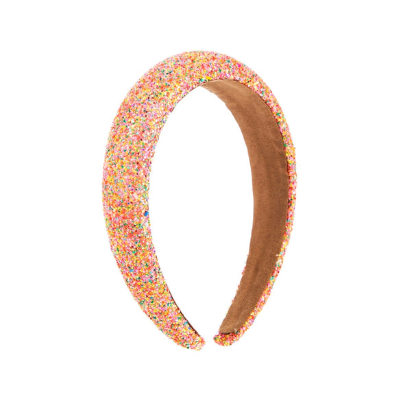 Women's Fashion Geometric Sponge Handmade Sequin Headband Hair Accessory