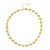 Women's Fashion Geometric Stainless Steel Gold Bead Ball Chain Necklace With Electroplating