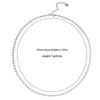 Women's Fashion Geometric Stainless Steel Gold Bead Ball Chain Necklace With Electroplating