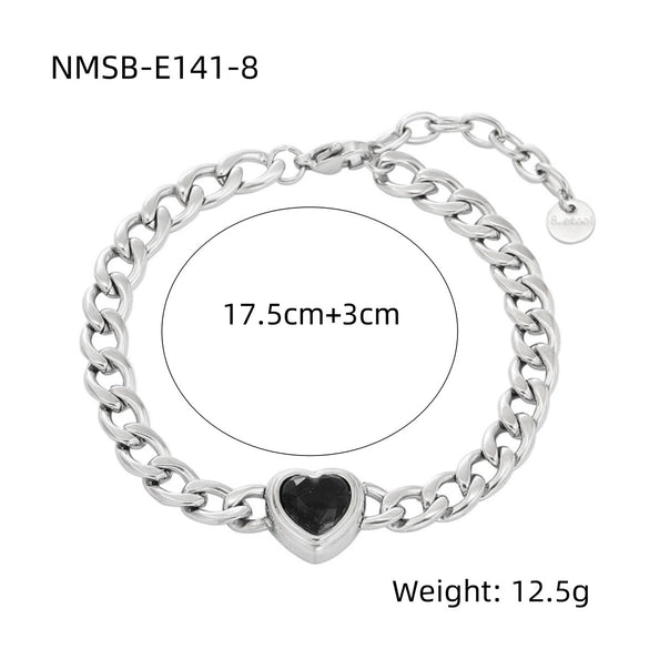 Women's Fashion Geometric Stainless Steel 18K Gold Electroplated Bracelet