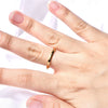Women's Fashion Geometric Titanium Steel Ring Set With Diamonds