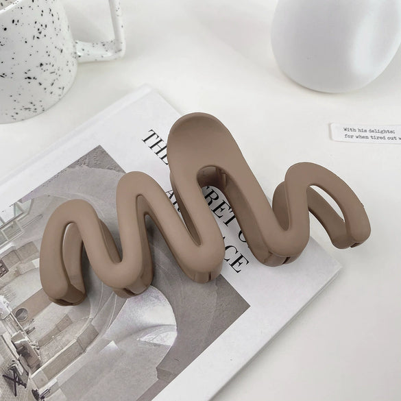 Women's Fashion Handmade Ps Material Shark Clip Hair Accessories