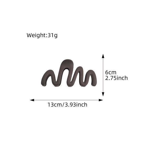 Women's Fashion Handmade Ps Material Shark Clip Hair Accessories