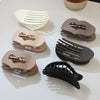 Women's Fashion Heartshaped Duckbill Clip Hair Accessory Ps Material Baking Paint Design