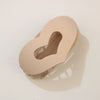 Women's Fashion Heartshaped Duckbill Clip Hair Accessory Ps Material Baking Paint Design