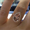 Women's Fashion Jewelry Alloy Geometric Diamond Ring With Electroplating