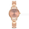 Women's Fashion Leisure Bracelet Watch With Alloy Strap And Round Dial Ordinary Glass Mirror Stainless Steel Buckle
