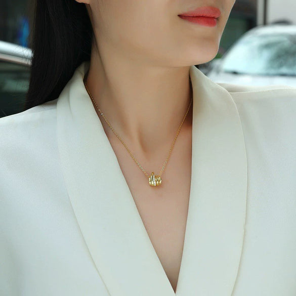 Women's Fashion Light Luxury S925 Silver Snake Bone Chain Moissanite Geometric Clavicle Necklace Set With Diamonds