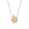 Women's Fashion Light Luxury S925 Silver Snake Bone Chain Moissanite Geometric Clavicle Necklace Set With Diamonds