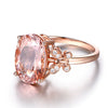 Women's Fashion Metal Butterfly Ring With Topaz Color Stone And Zircon Inlay Electroplated Geometric Hand Jewelry