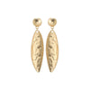 Women’s Fashion Metal Geometric Marquiseshaped Statement Stud Earrings With Exaggerated Modern Design