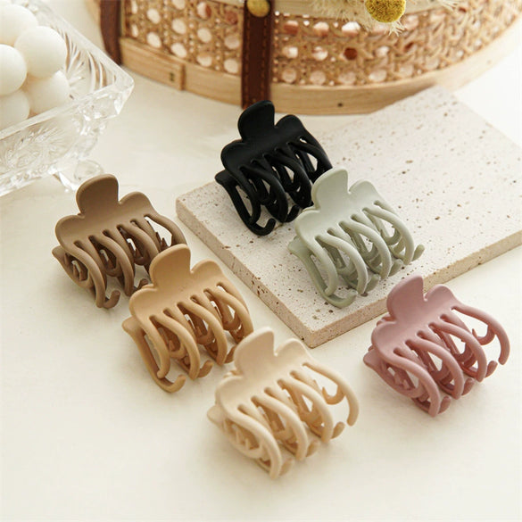 Women's Fashion Ol Hair Clip Plastic Resin Handmade High Ponytail Clip For Headwear