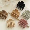 Women's Fashion Ol Hair Clip Plastic Resin Handmade High Ponytail Clip For Headwear