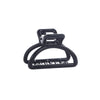Women's Fashion Ol Style Plastic And Resin Semicircle Shark Clip With Gradient Color Hollow Design And Baking Varnish Treatment