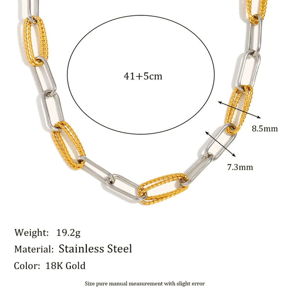 Women's Fashion Pendant Jewelry With Geometric Pattern Titanium And Stainless Steel Ochain Necklace Electroplated With Sun Moon Star Pendant