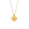 Women's Fashion Pendant Jewelry With Geometric Pattern Titanium And Stainless Steel Ochain Necklace Electroplated With Sun Moon Star Pendant