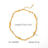 Women's Fashion Personality Geometric Stainless Steel And Titanium Steel Electroplated Irregular Clavicle Necklace