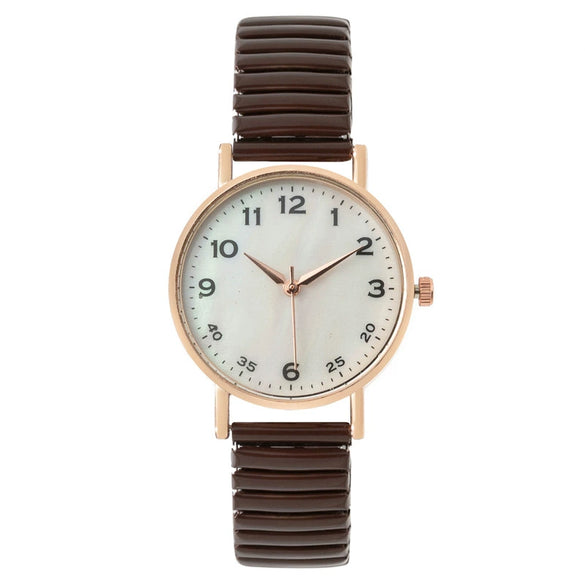 Women's Fashion Quartz Watch Alloy Case Metal Strap Round Dial