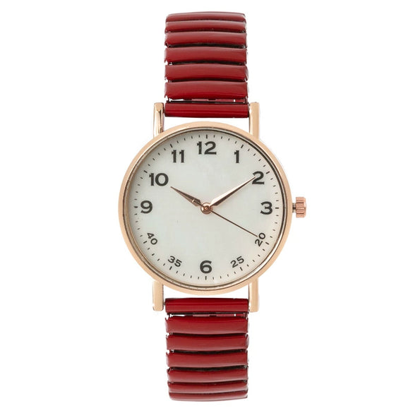 Women's Fashion Quartz Watch Alloy Case Metal Strap Round Dial