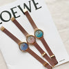 Women's Fashion Quartz Watch With Alloy Case Gradient Star Design