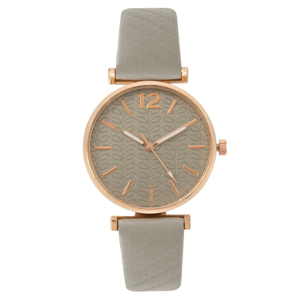 Women's Fashion Quartz Watch With Alloy Case Imitation Leather Strap And Round Dial
