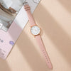 Women's Fashion Quartz Watch With Round Dial Stainless Steel Strap Alloy Case