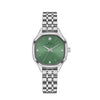 Women's Fashion Quartz Wrist Watch With Rhinestone Polygon And Square Dial Metal Case Stainless Steel Belt Waterproof