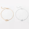 Women's Fashion Simple Alloy Anklet With Leaf Pattern Delicate Floral Inspired Foot Jewelry