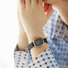 Women's Fashion Simple Light Luxury Alloy And Stainless Steel Quartz Watch With Oval Dial Waterproof