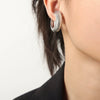 Women's Fashion Simple 316L Stainless Steel Goldplated Ushaped Geometric Ear Clip Earrings Jewelry