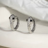 Women's Fashion Snake Earrings Stainless Steel With Pvd Furnace Vacuum Real Gold Plating Animal Design